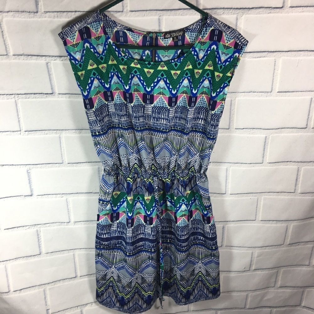 BeBop Womens Summer Dress - Geometric SZ M